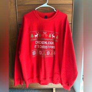 Chickenleigh Christmas Sweater Size XL